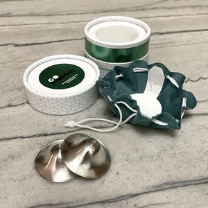 Go Mommy Silver Nursing Nipple Shields